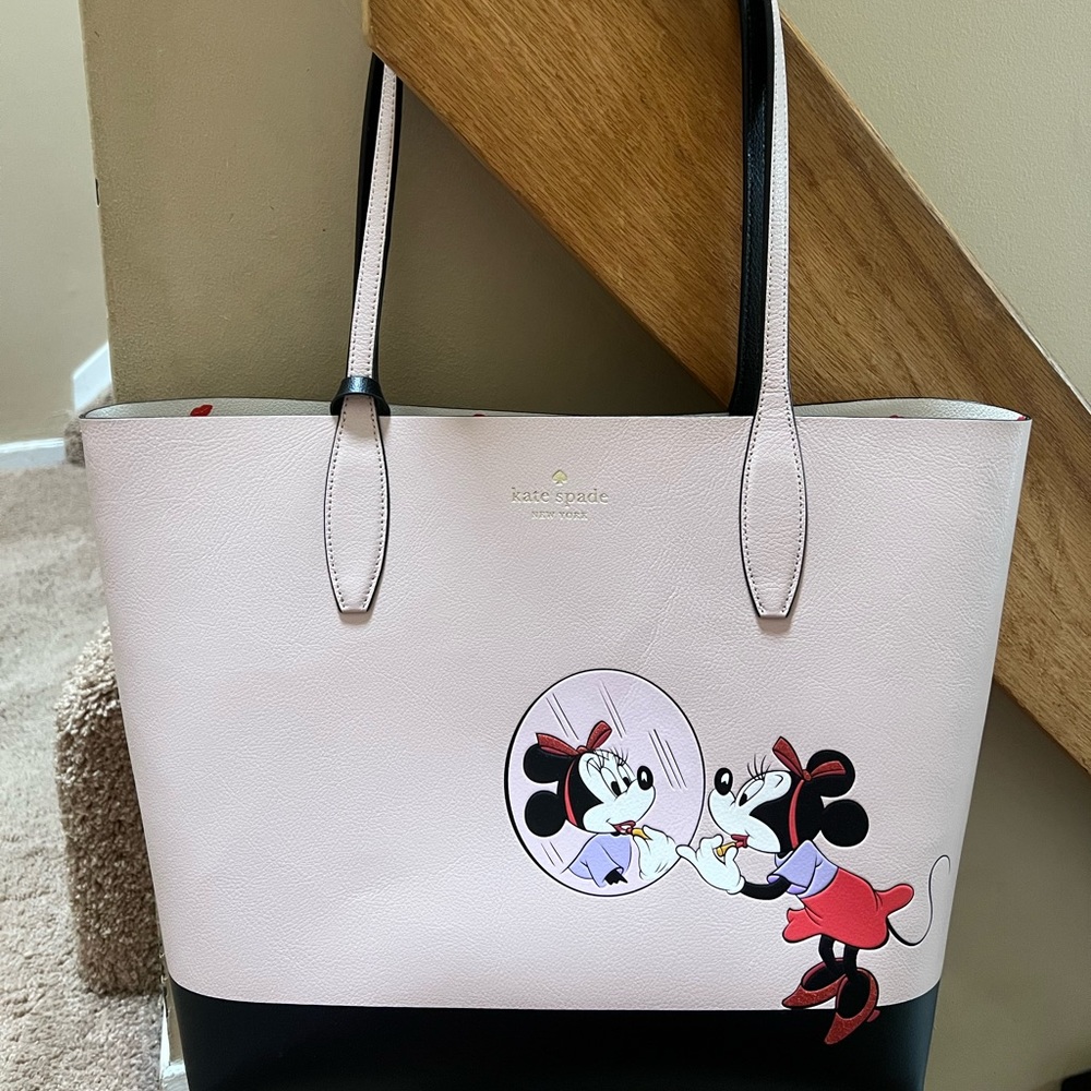 Disney x Kate Spade New York Minnie Mouse Large reverse tote